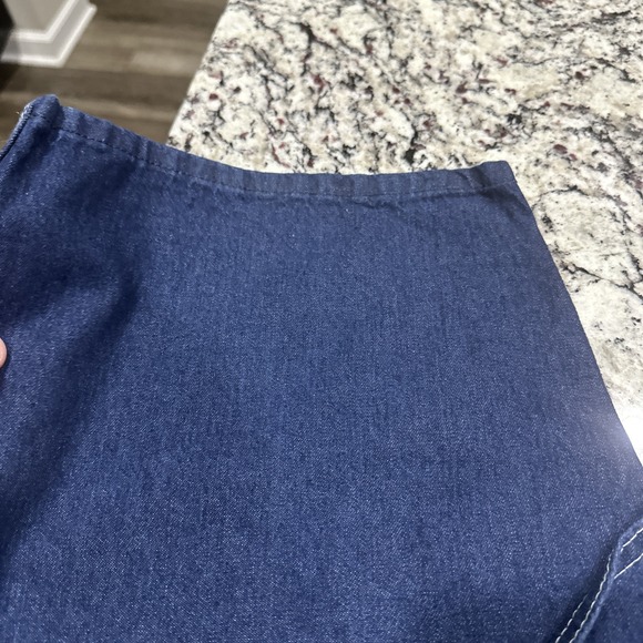 NEW NWT Key Imperial Bib Overalls Mens 64x30 Rinsed Blue Denim Zip Fly Workwear - Picture 4 of 10